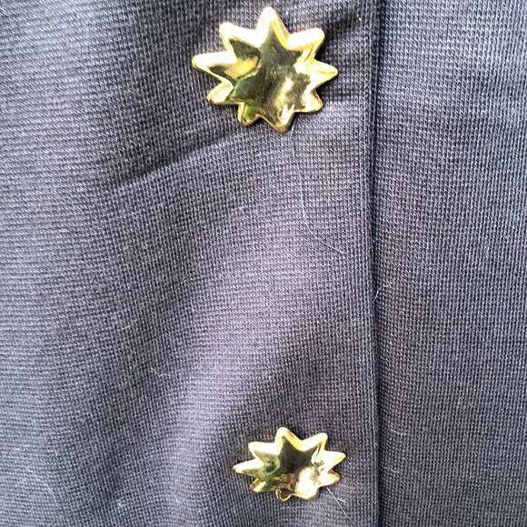 VintageNeimanMarcus“ “coat-look dress“gold star buttons. new with tags. - Picture 5 of 7